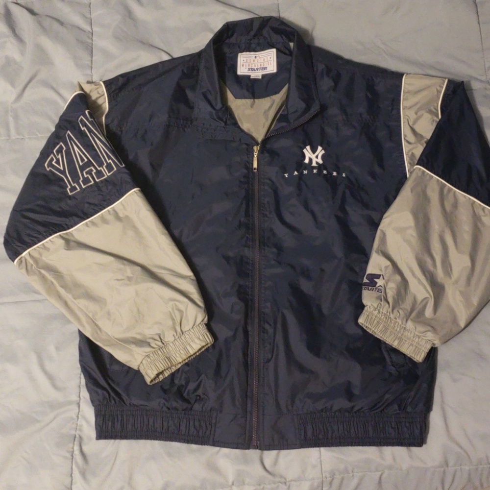 Vintage 90's NY Yankees Starter Windbreaker